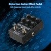 Mingzhe Distortion Guitar Effect Pedal Portable Guitar Effector with Low/MID/HIGH