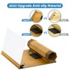 dizaul 14'' Screen Magnifier for Smartphones, Foldable, Wooden Material, Adjustable