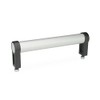 Ganter Normelemente | Tube Handles - GN 333.1-28-200-B-EL | Diameter: