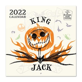 Grupo Erik The Nightmare Before Christmas Calendar 2022 Wall Calendar 2022 Large for 12 Months with Gift Poster