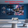 Built-in Stand Projector 1080P 500 ANSI with WiFi and Bluetooth