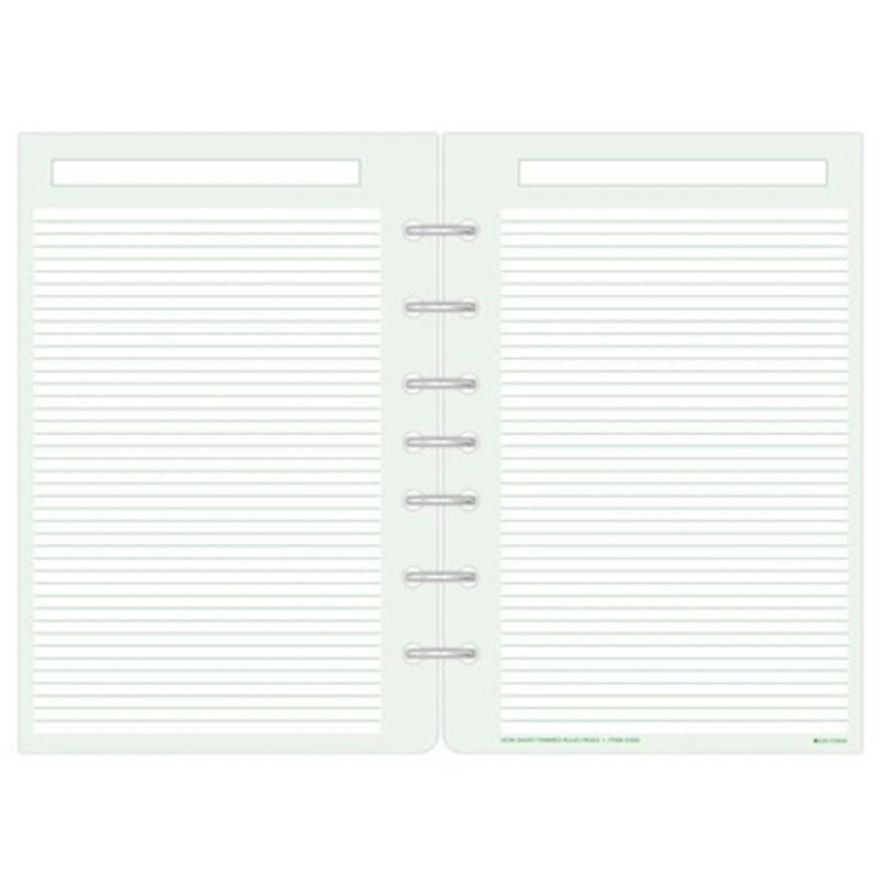 Day-Timer 91695 Desk Ruled Green Pages, 22 Pages per Pad,