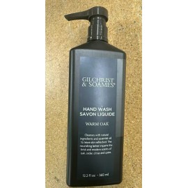 Gilchrist & Soames Hand Wash Warm Oak Natural Ingredients + Pure Essential Oils