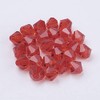 Elecrelive 50pcs 6mm Faceted Bicone Crystal Beads Bulk Glass Beads