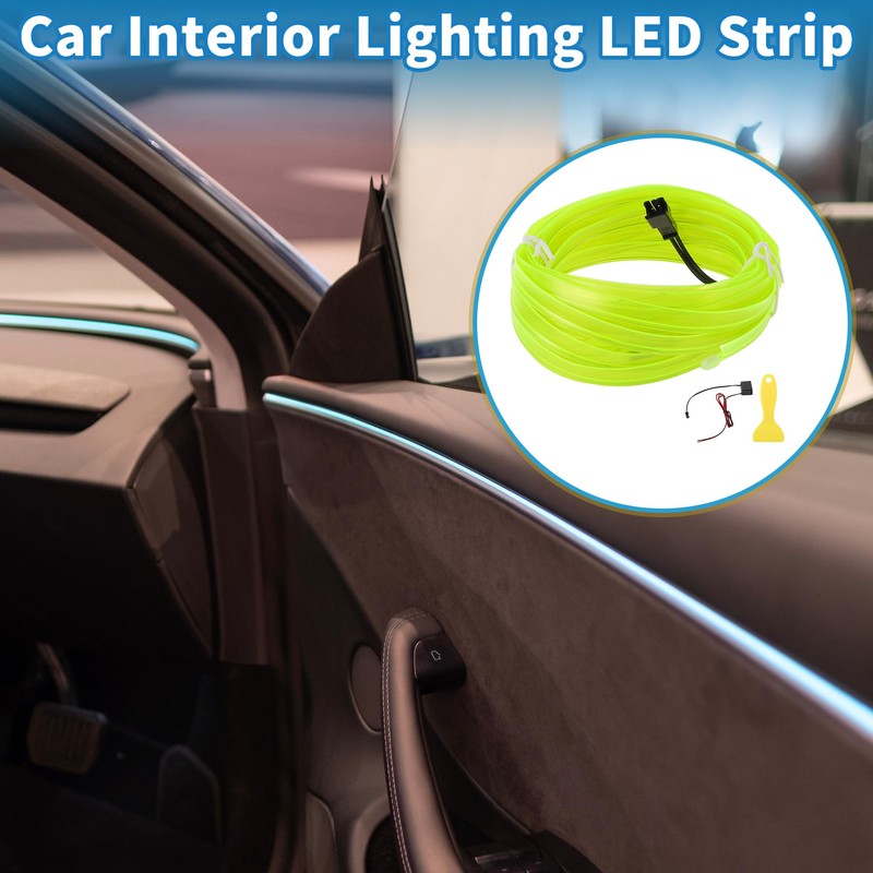 A ABSOPRO 4m EL Wire Cable LED Glow String Light