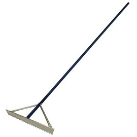 Asphalt Rake, Magnesium, 43 Tines, 7 ft.