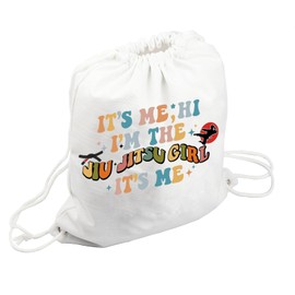 JYTAPP Jiu Jitsu Gift It’s Me I’m The Jiu Jitsu Girl It's Me Drawstring Bag Karate Gift Bag Martial Arts Gift