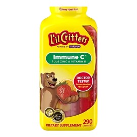 L'il Critters Immune C Más Zinc Y Vitamina D 290 Gomitas Frutas