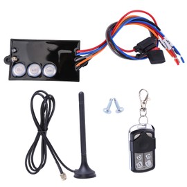 Zcargel Wireless Remote Control System G3-H01 Dump Trailer Wireless Remote Control System 12 Volt Hydraulic Lift Winch Tilt Dump Trailer Wireless Controller 50-100ft Operating Range