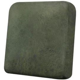 Imnopqr Couch Cushion Cover Leather Look Individual Seat Cushion Cover Stretch Slipcover Sofa Cover Seat Covers for Chairs Furniture Protector, Pets Friendly(1PCS Chair Cushion Cover, Army Green)