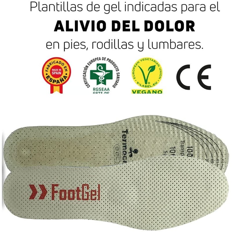 Foot Gel Professional Insoles, Specially Recommended for Professionals Who Need