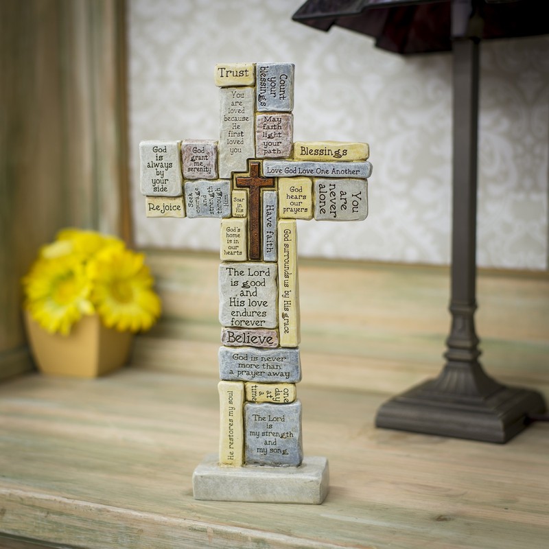 Roman Giftware Inc., Inspirational Crosswords Collection, 12.5" H Crossword Table