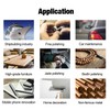S SATC 100PCS Mouse Detail Sander Sandpaper Palm Mouse Sander