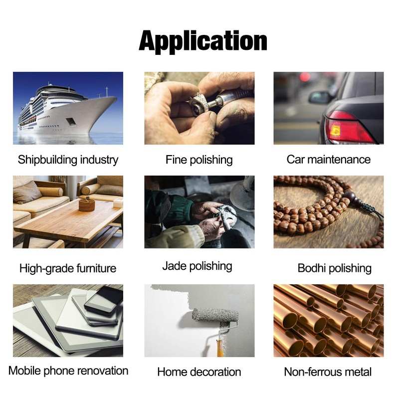 S SATC 100PCS Mouse Detail Sander Sandpaper Palm Mouse Sander