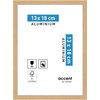 accent by nielsen Photo Frame 5x7 Aluminium Oak Photo Frame