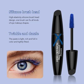 Máscara Azul Impermeable Para Pestañas - Máscara Alargadora Azul, Voluminizadora A Prueba Manchas Para Mujeres varitaa Para Alargar Las Pestañas Con Rímel, Maquillaje Para Novias