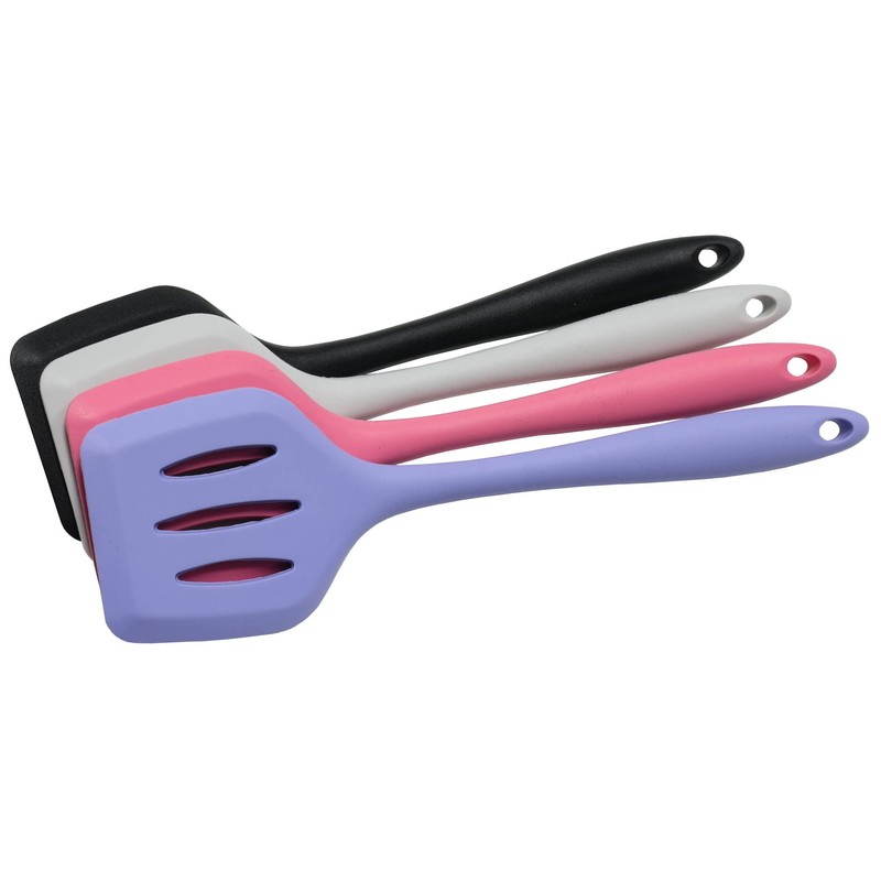 Chef Craft Premium Silicone Spatula/Turner, 11.75 inch, Black