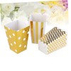 CAXUSD Popcorn Carton Party Favors 36 Pack Variety Dot Strip
