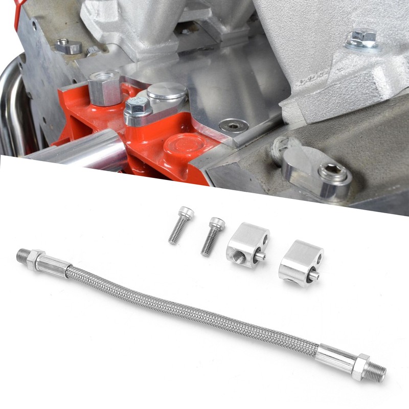 Cylinder Head Coolant Steam Port Crossover Hose Kit Replacement for