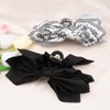 TELAIN Hair Clip Large With Bow, Satin Hair Clips Ladies