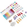 12PCS Beadable Pens Kit Bright Colors DIY Making Beaded Ballpoint