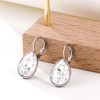 XUPING Crystal Drop Earrings for Women Earrings Silver Hoop Earrings