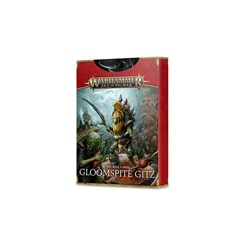 Games Workshop Warhammer AoS - Warscroll Cards: Gloomspite Gitz (Fr)