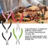 5Pcs Pliers Kit Diagonal Flat Nosed Bail Making Jewelry Pliers