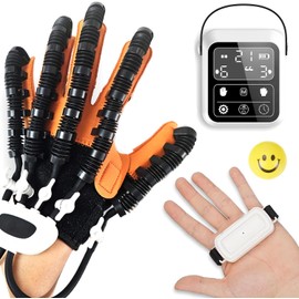Rehabilitation Robot Glove for Stroke Recovery - Robotic Hand Therapy Glove for Left or Right Hand Fingers Strength Training Device for Hemiplegia for Hand Mobility & Rehab Training (Right Hand - S)