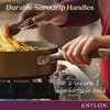 Anolon Advanced Hard Anodized Nonstick Deep Frying Pan/Skillet with Lid,
