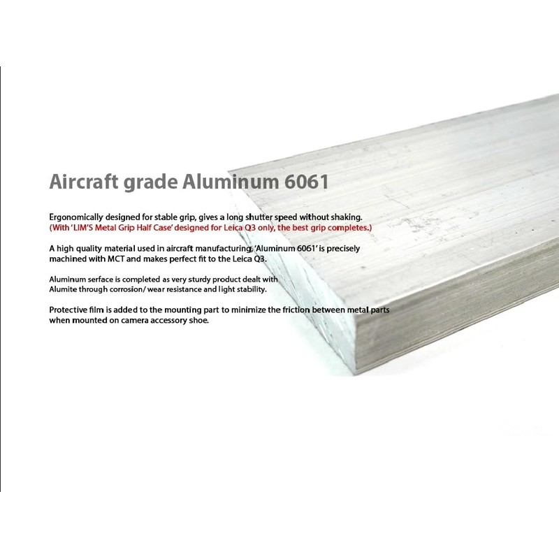 LIM'S Camera Thumb Support Grip 6061 Aluminum Handgrip for Leica