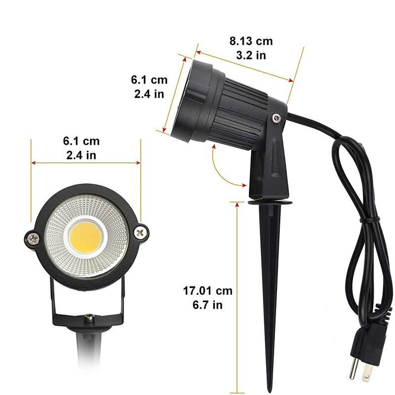 Ygapuzi Outdoor LED Landscape Lights Waterproof Garden Yard Path Lighting,
