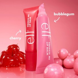 e.l.f. Squeeze Me More Lip Balm Duo Bubblegum & Cherry