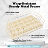 Silicone Mini Muffin Pan with Frame: Nonstick 24 Muffin Tins