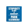 DM Novelties Disabled Stupid Bad Parking Space Bay Bumper Sticker