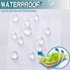 Conbo Mio Extra Wide No Hook Shower Curtain with Snap