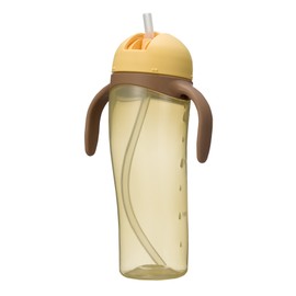 Pigeon 'Tall' Baby Training Drinking Cup Straw Bottle BPA Free for 9 Months+ (Yellow)