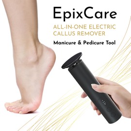 Electric Foot File Callus Remover - Rechargeable Professional Calloused Cracked Feet Sander Buffer Filer Tool - Adjustable Speed Heavy Duty Heel Dead Dry Skin Scrubber Grinder Pedicure Shaver Drill