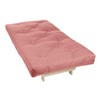 Trupedic Poly Solid Futon Mattress, 6-inch, Coral