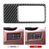 Parking Switch Panel Frame Cover Carbon Fiber Sticker Fit for
