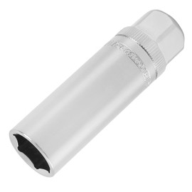 OEMTOOLS 22887 5/8 Spark Plug Socket, 3/8 Drive Magnetic Spark Plug Socket for Engine Tune Ups, Oil-Resistant Chrome Finish, S2 Alloy Steel