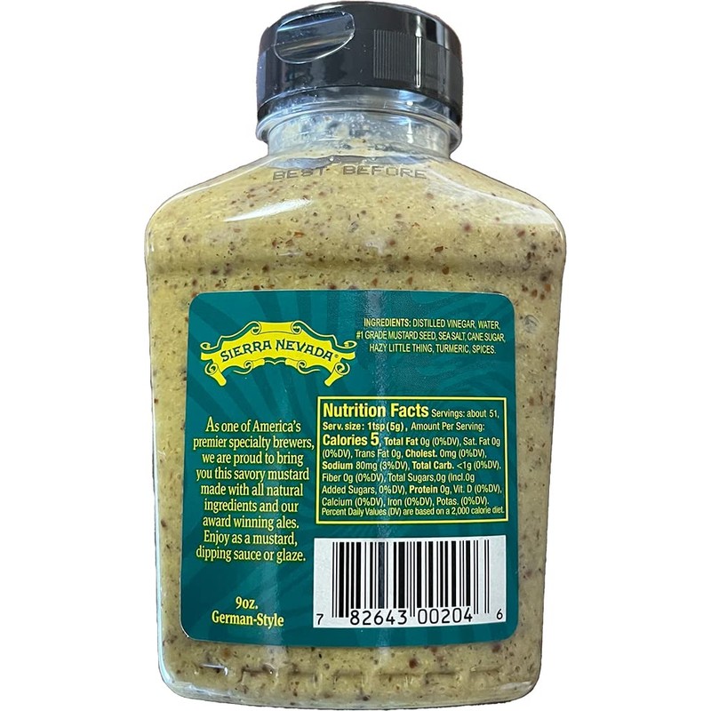 Sierra Nevada Mustard Hazy Little Thing and German-Style Whole Seed,