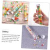 GLEAVI 18pcs Tube Bottles Cylindrical Storage Containers for Crafts Samples
