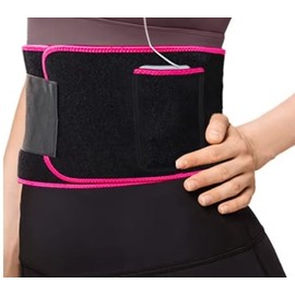 Aethraex Elastic Waist Protection Belt Multifunctional Belly Shapewear Sports Body Sculpting Belt Waist Trainer Breathable (Rose, One Size)