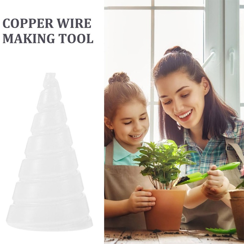 Sosoport 2pcs Wire Antenna Jig for Electroculture Gardening Coil Winding