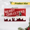 Christmas Door Mat Outdoor Indoor - Non-Slip Reindeer Carpet Mat