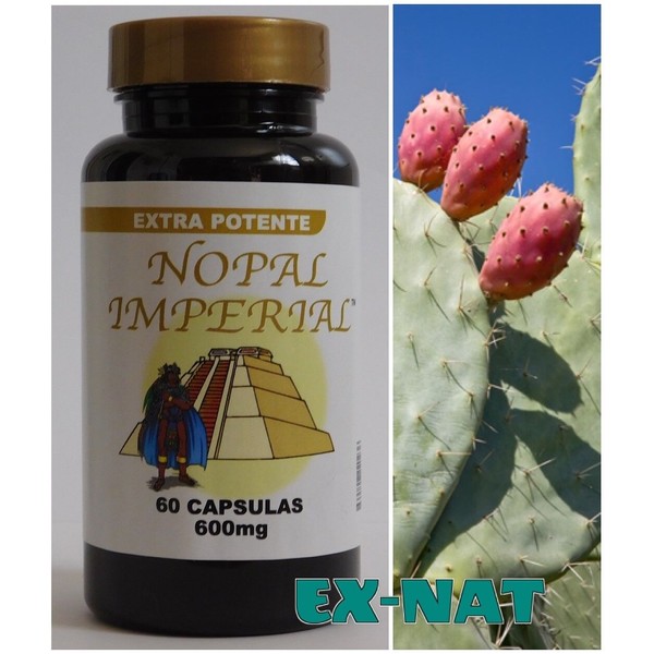 NOPAL IMPERIAL 600 mg 60 CAP Vital EXTRA POTENTE Cell Biotrix Cure Alga Maya