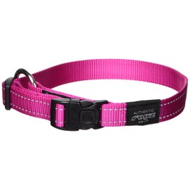 Rogz Fanbelt Collar Reflective, Pink