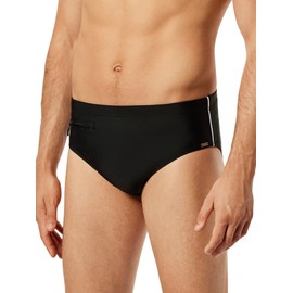 Schiesser Men's Briefs Comfort Swimming Trunks, black