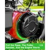 JUWEVAZU 797747 420cc 420 cc Recoil Starter Pull Start Assembly